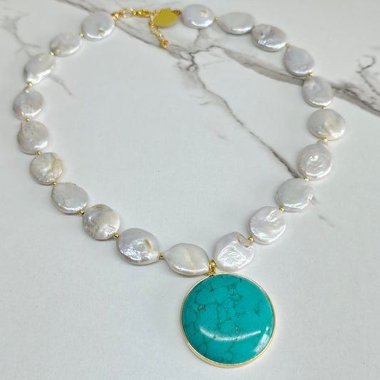 Collar delicado mar