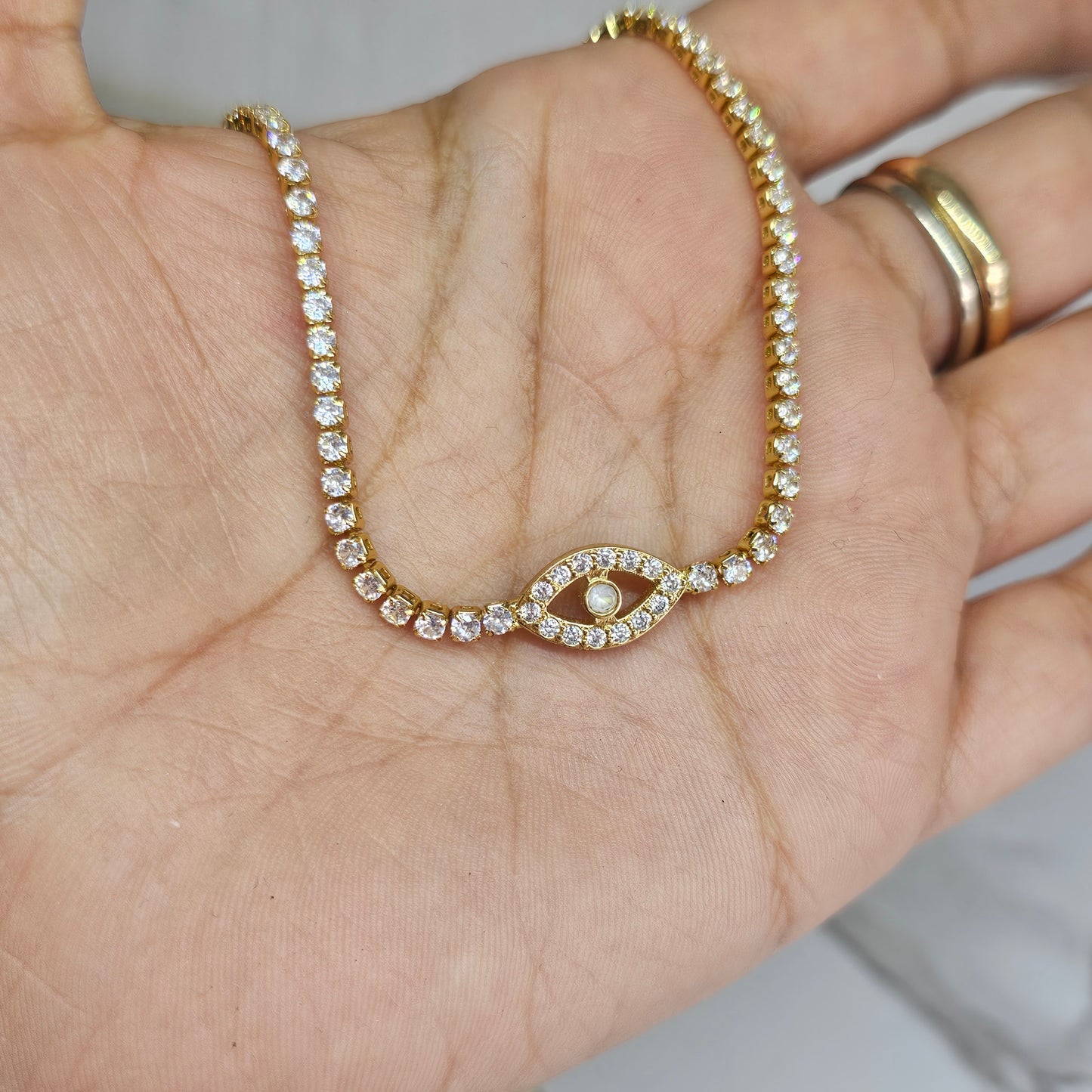 Choker ojo luna