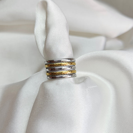 Anillo bicolor